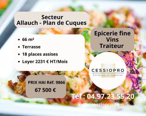 Epicerie fine, vins, traiteur   Terrasse - secteur Allauch   Plan-de-Cuques 67500 13380 Plan de cuques