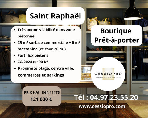 Local Commercial   fort flux pi&eacute;ton, faible loyer - Saint Rapha&euml;l 121000 83700 St raphael