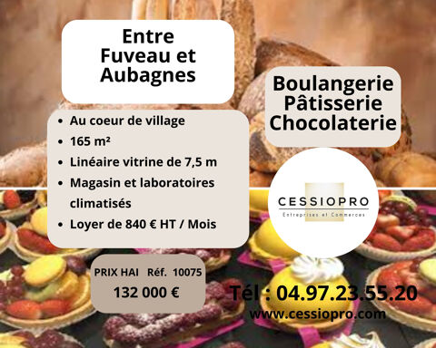 Boulangerie, P&acirc;tisserie, Chocolaterie de 165 M2  Entre Fuveau et Aubagne 132000 13390 Auriol