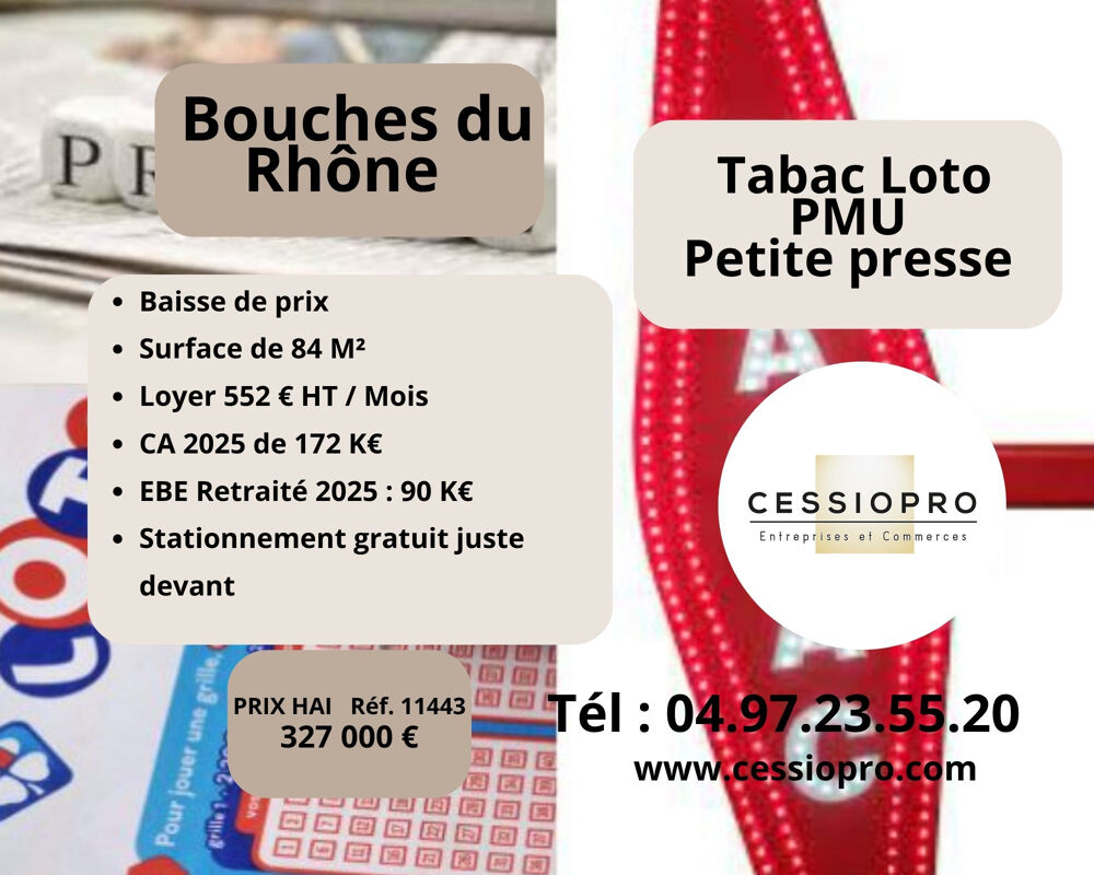   Baisse de prix pour ce très beau Tabac Loto Bimbeloteries totalement rénové, dans ville de + de 25 000 hab. de 