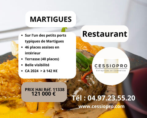 CHARMANT RESTAURANT SUR LES QUAIS DE MARTIGUES 121000 13500 Martigues