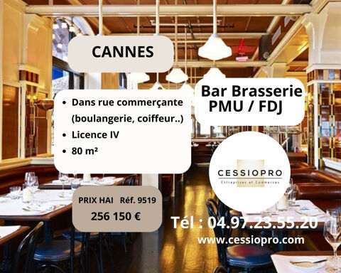 Bar Brasserie, PMU et FDJ &agrave; Cannes 256150 06400 Cannes