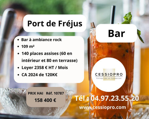 Bar Th&eacute;matique Rock   Port de Fr&eacute;jus 158400 83600 Frejus