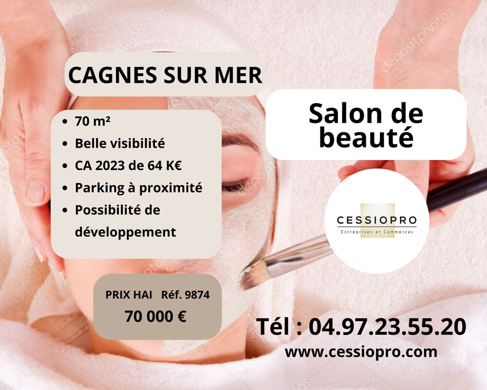   SALON DE BEAUTE CAGNES SUR MER 70M2 