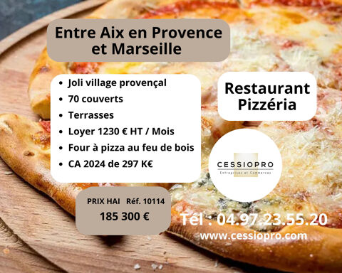 RESTAURANT TRADITIONNEL PIZZERIA FEU DE BOIS ENTRE AIX ET MARSEILLE AU CUR D'UN VILAGE PROVENÇAL 185300 13480 Calas