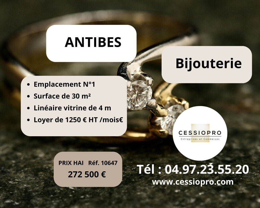  Bijouterie, emplacement No1, Antibes 
