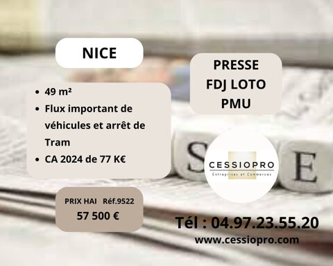 PRESSE   FDJ   LOTO   PMU -  NICE - Alpes Maritimes - 06 57500 06000 Nice