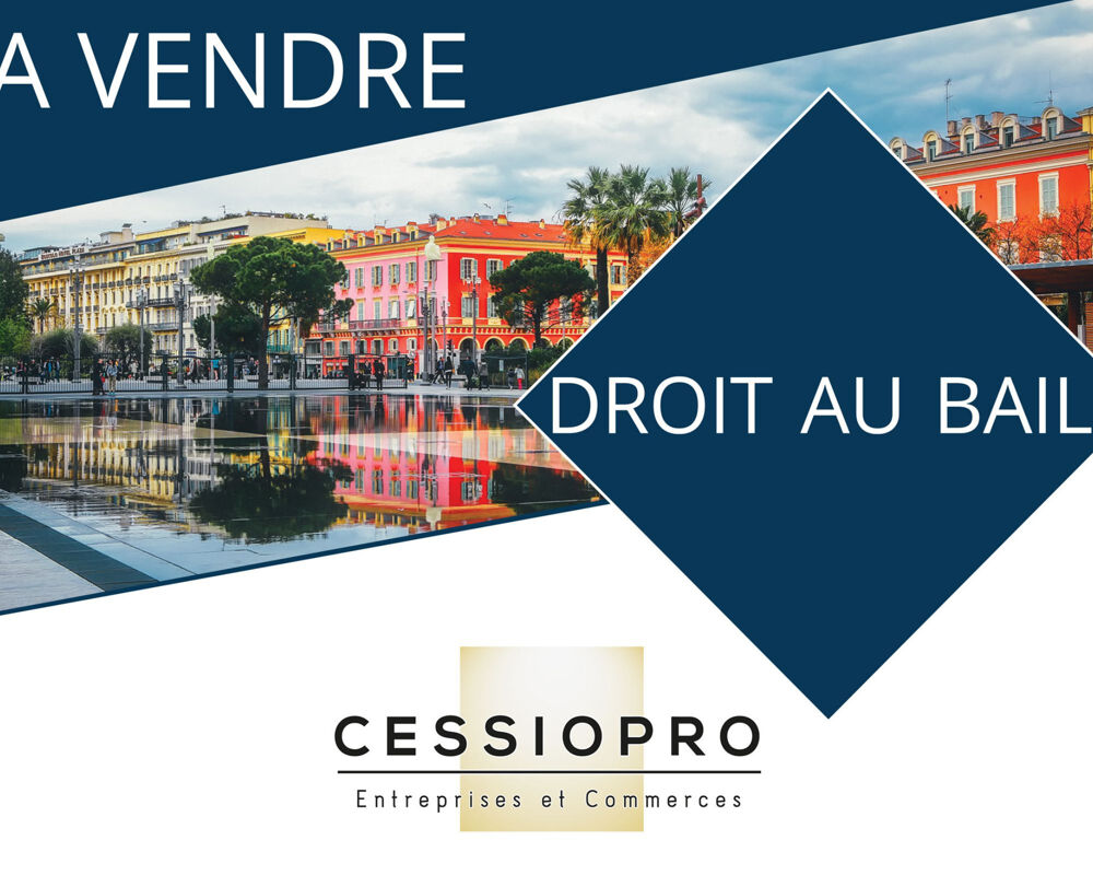   DROIT AU BAIL LOCAL COMMERCIAL 157M2 CAGNES SUR MER 