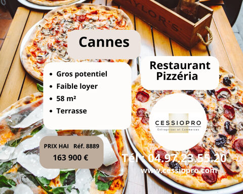 Restaurant Pizzeria   CANNES - Gros potentiel ! 163900 06400 Cannes
