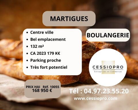 BOULANGERIE CENTRE-VILLE MARTIGUES 168950 13500 Martigues