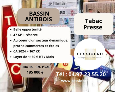 TABAC PRESSE FDJ BASSIN ANTIBOIS 185000 06600 Antibes