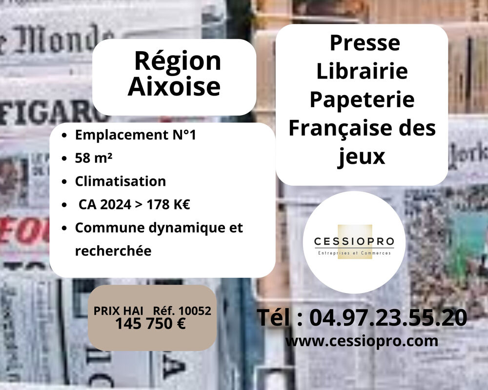   Presse, Librairie, Papeterie, Française des jeux Région aixoise 