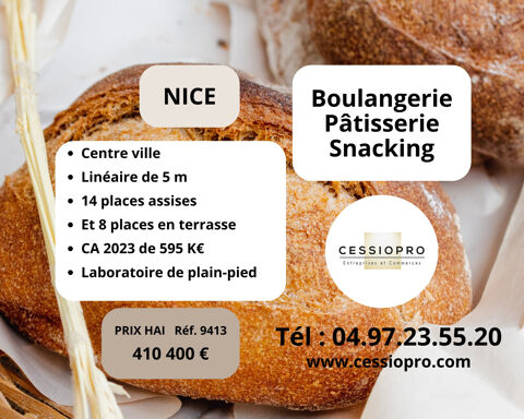 BOULANGERIE PATISSERIE SNACKING A NICE 410400 06000 Nice