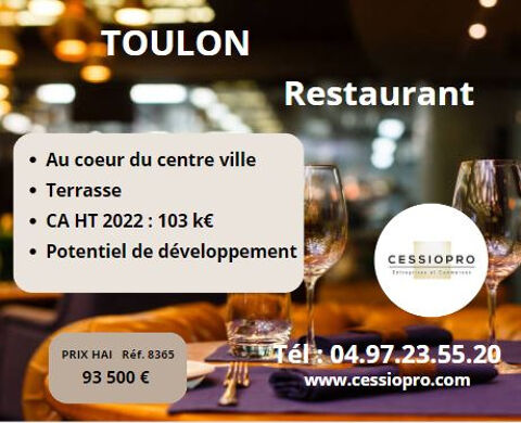 CHALEUREUX RESTAURANT TRADITIONNEL A TOULON  AU CUR DU CENTRE VILLE 93500 83000 Toulon