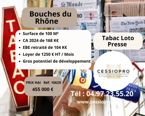 Tabac Loto Presse, secteur agréable des Bouches-Du-Rhône 455000 13500 Martigues