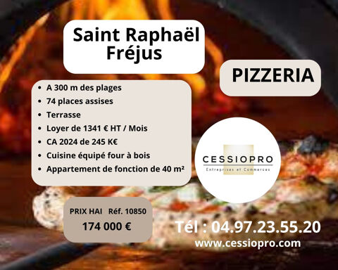 A vendre Pizzeria feu de bois   Proximit&eacute; de la mer - Saint Rapha&euml;l   Fr&eacute;jus 174400 83700 St raphael