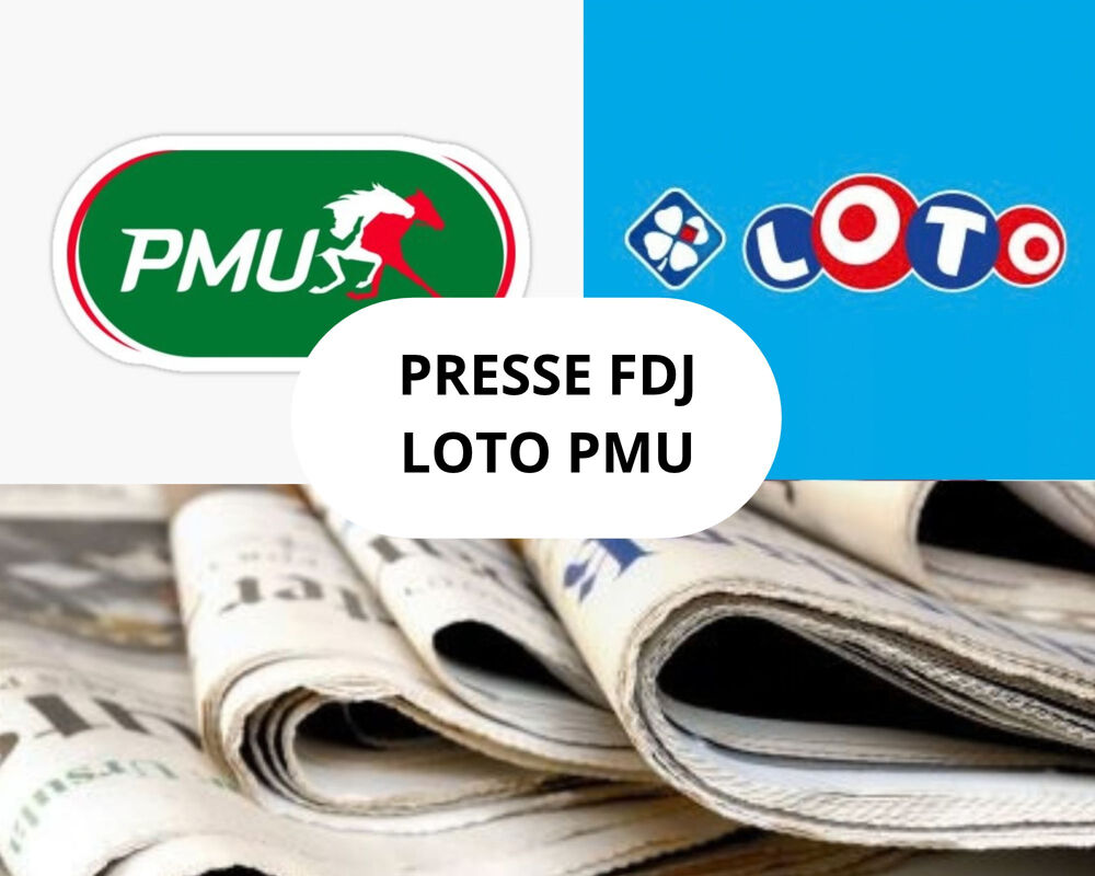   PRESSE   FDJ   LOTO   PMU -  NICE - Alpes Maritimes - 06 