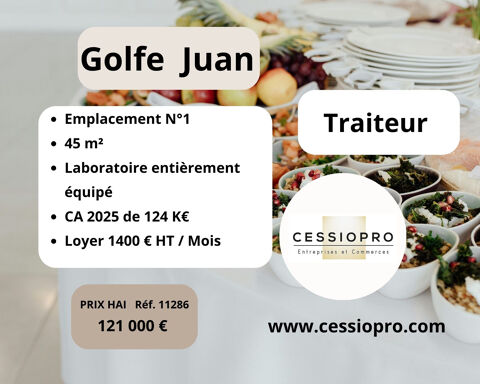 Traiteur   Golfe-Juan   Emplacement no1   Id&eacute;al pour un couple professionnel 121000 06220 Golfe juan