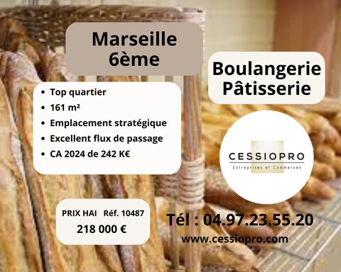 BOULANGERIE PATISSERIE MARSEILLE 6iéme TOP QUARTIER 218000 13006 Marseille