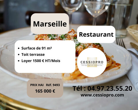 RESTAURANT DE 91 m2, RUE PARADIS MARSEILLE 6ieme 165000 13006 Marseille