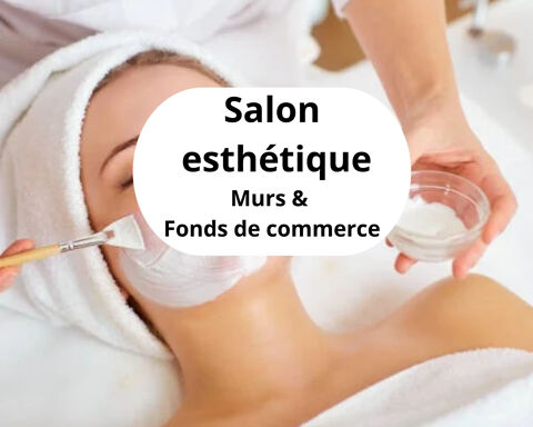   MURS + FDC SALON ESTHETIQUE : EMPLACEMENT PREMIUM  EN ZONE COMMERCIALE   PARKINGS   ACCES PMR 