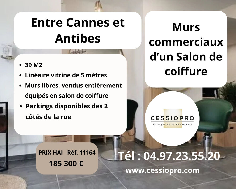   MURS COMMERCIAUX d'un SALON de COIFFURE 
