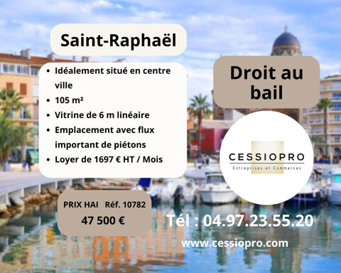 Local Commercial - id&eacute;alement situ&eacute; en centre-ville - Saint Rapha&euml;l 47500 83700 St raphael