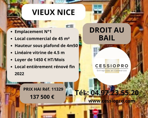 EMPLACEMENT No1 - VIEUX NICE 137500 06300 Nice
