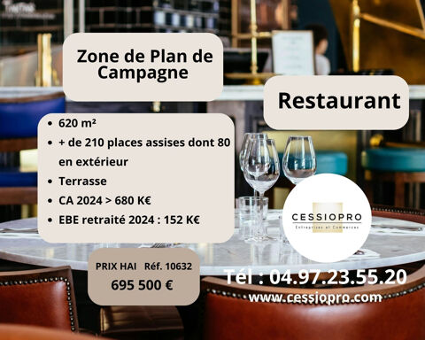 Tr&egrave;s beau Restaurant avec Terrasse, de + de 600m2 sur Plan de Campagne 695500 13480 Cabries