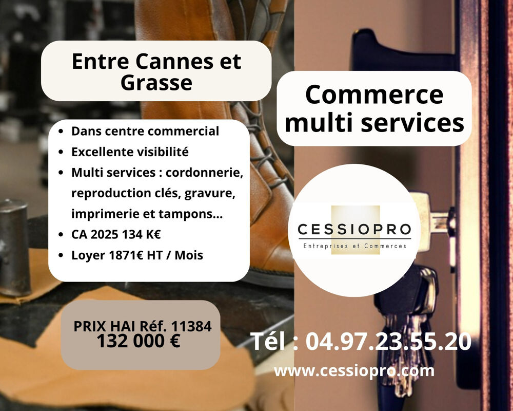   COMMERCE MULTI SERVICES Secteur GRASSE Mougins