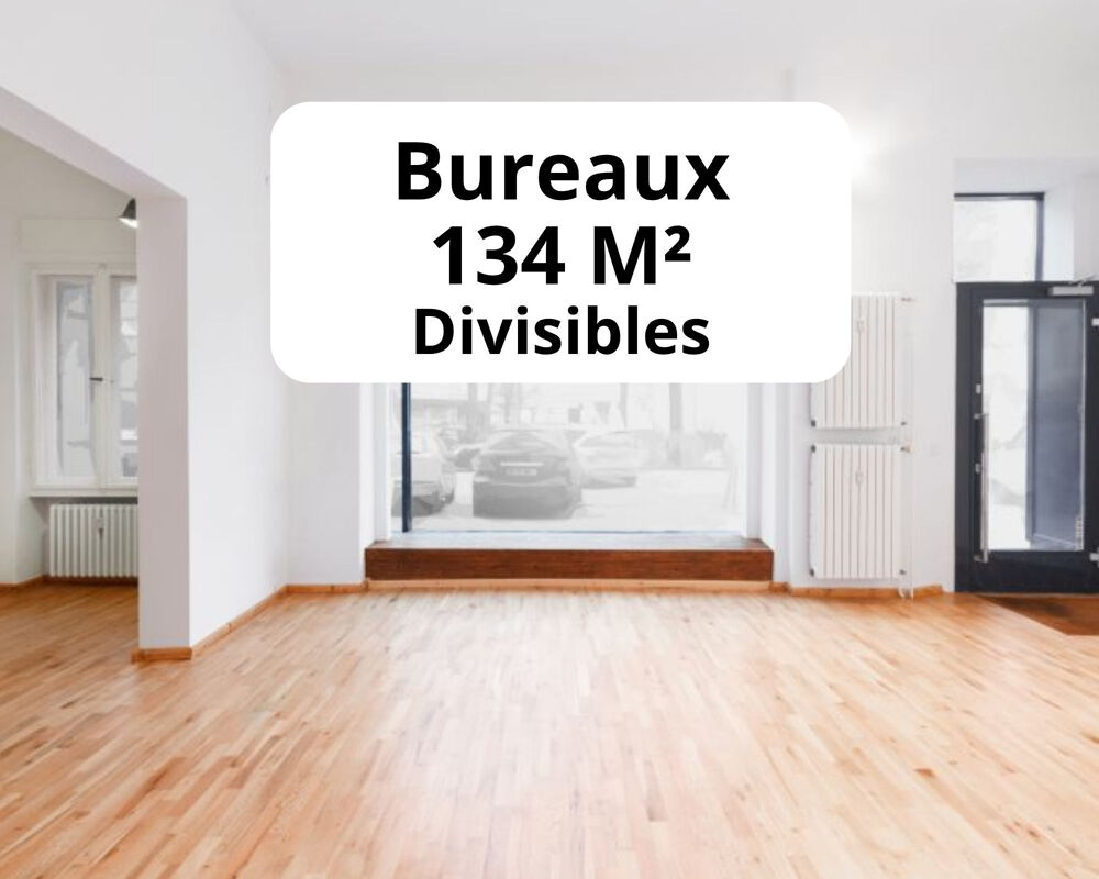   BUREAUX 134M2 DIVISIBLES - ACCESSIBLES PMR   FORTE VISIBILITÉ   SECTEUR DU PLAN DE GRASSE 