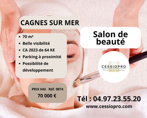 SALON DE BEAUTE CAGNES SUR MER 70M2 70000 06800 Cagnes sur mer