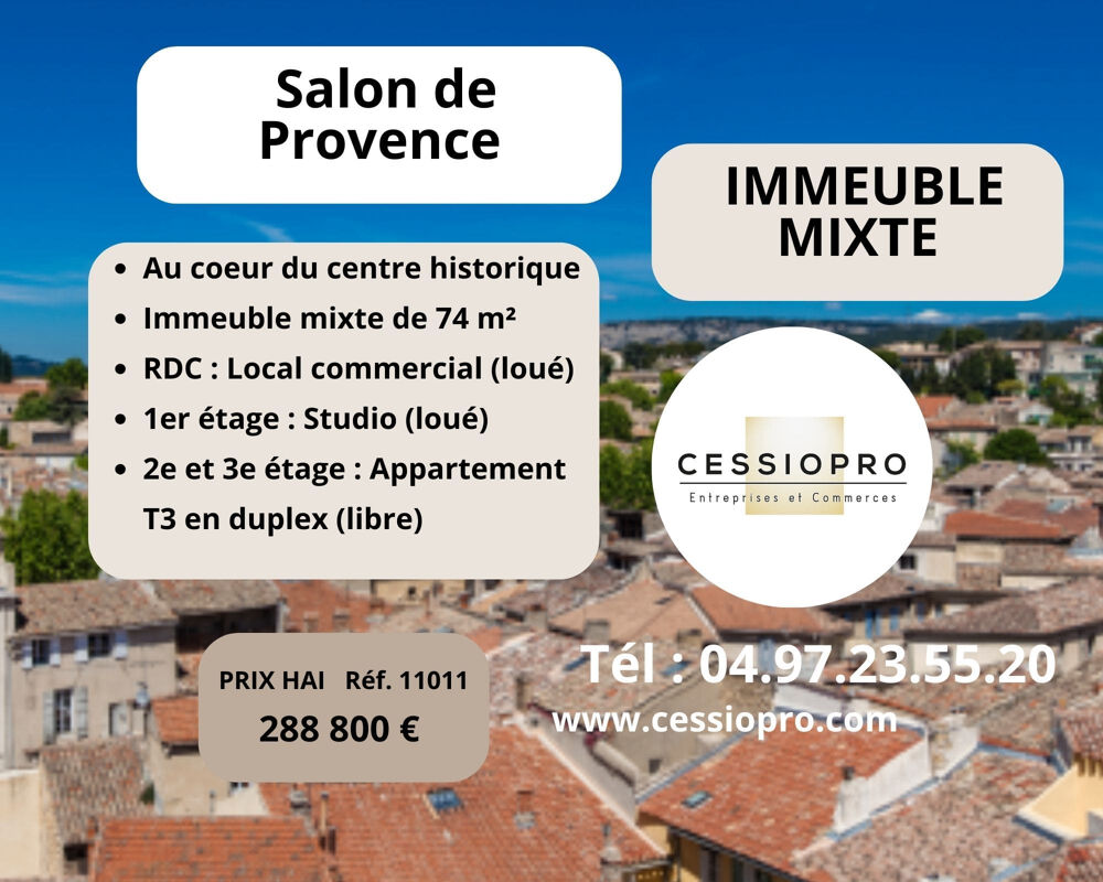   À VENDRE   IMMEUBLE MIXTE   SALON-DE-PROVENCE 