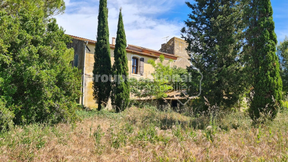 Mas à vendre sur un terrain de 5ha 300 à 10 mtes d'Arles.