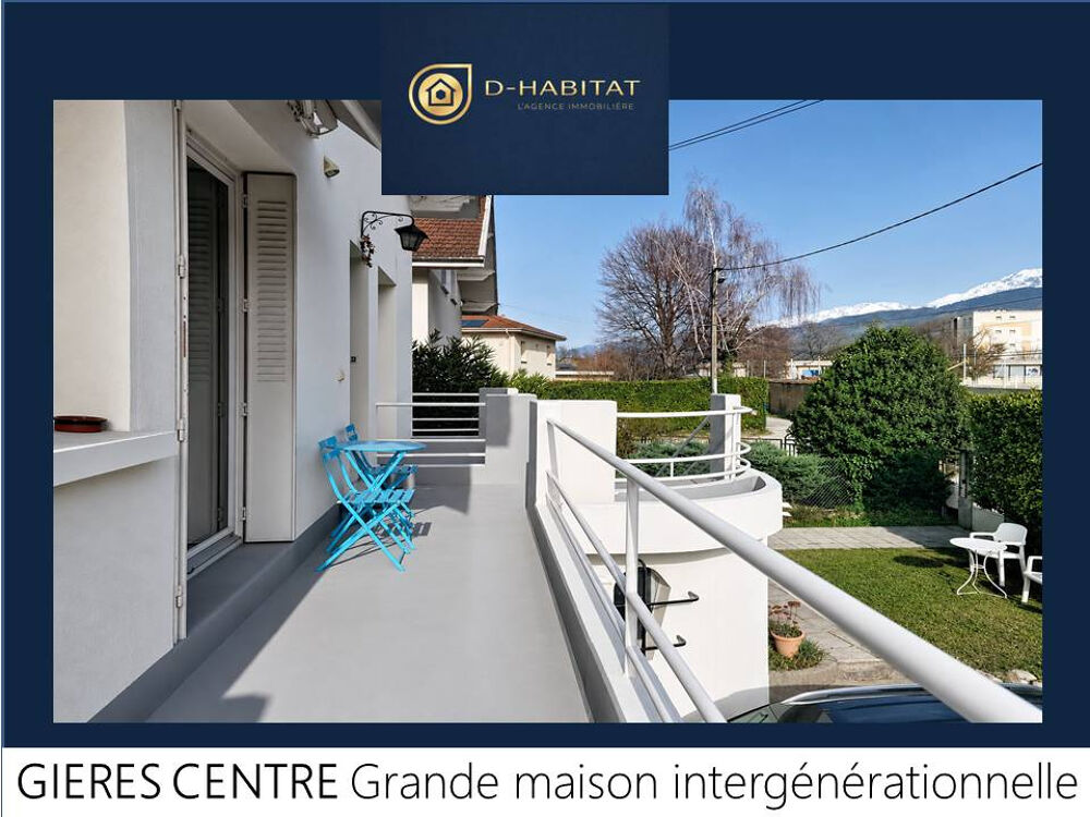 Vente Maison MAISON INDIVIDUELLE A GIERES AVEC GRAND TERRAIN - 5 CHAMBRES - GARAGE - FORT POTENTIEL - TRAM ET TRAIN 2 MN Gieres