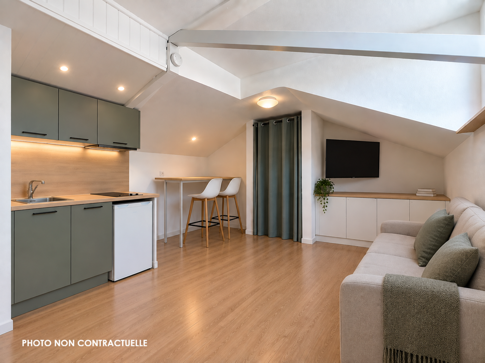 Vente Appartement Studio 22,5 m2   Idéal investissement locatif ou Primo-Accédant   Copropriété fermée Grenoble
