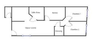  Appartement � vendre 4 pi�ces 50 m�