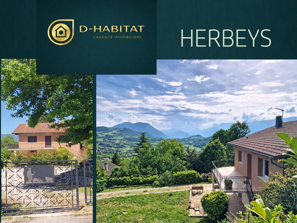 Vente Maison MAISON IND 5 CHAMBRES TERRAIN 1200 M2  - PARKING - GARAGE POSSIBLE - CALME - VUE PANORAMIQUE MONTAGNE Herbeys