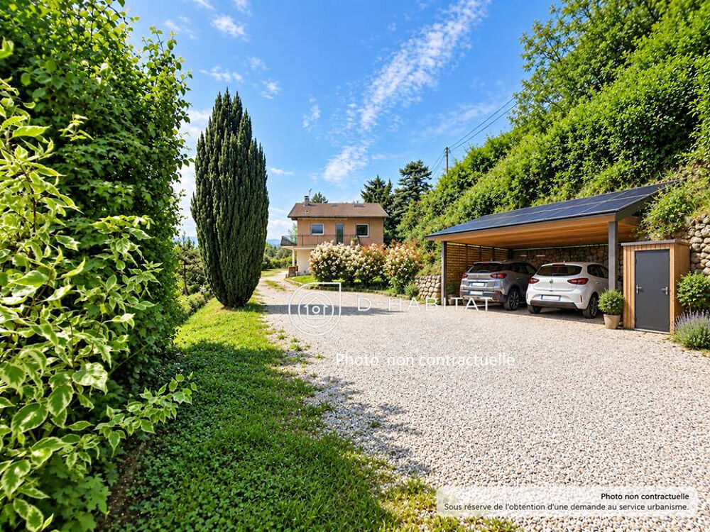 MAISON IND 5 CHAMBRES TERRAIN 1200 M2 - PARKING - GARAGE POSSIBLE - CALME - VUE PANORAMIQUE MONTAGNE