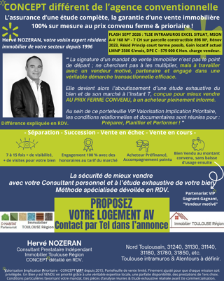 Vente Maison MSON FAM 7CH - COURT TERME POSSIB - 3500€/M - TERR CONSTRUCT Toulouse