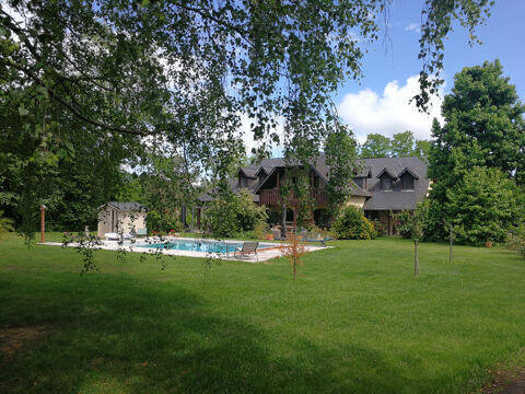   Vall�e d'Ossau, Maison d'architecte, 6 chambres, Grandes pi�ces de vie, garage, piscine chauff�e, jacuzzi... Maison - 10 pi�ce(s) - 305 m�