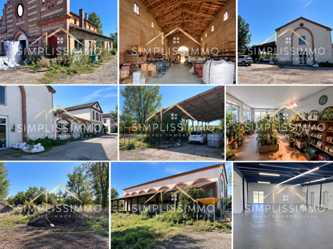 VENTE DOMAINE AVEC POLE D'ACTIVITE EN ZONE NATURE 1100000 31340 Villematier