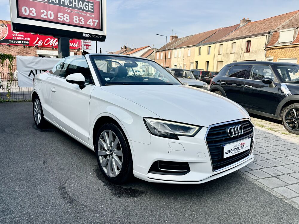 A3 CABRIOLET ( VIRTUAL COCKPIT ) ( PHASE 2 ) BVA 1.5 TSI 115CV 2017 occasion 59300 Valenciennes