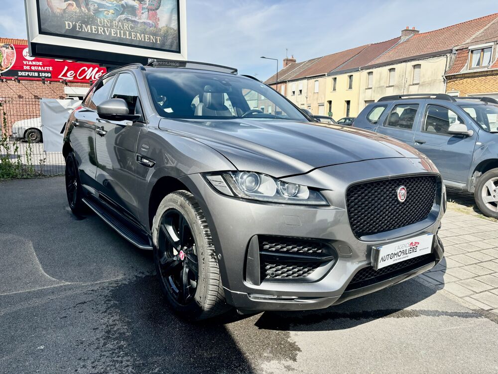 F-PACE 4X4 2.0D 180CV R-SPORT TOIT OUVRANT 2016 occasion 59300 Valenciennes