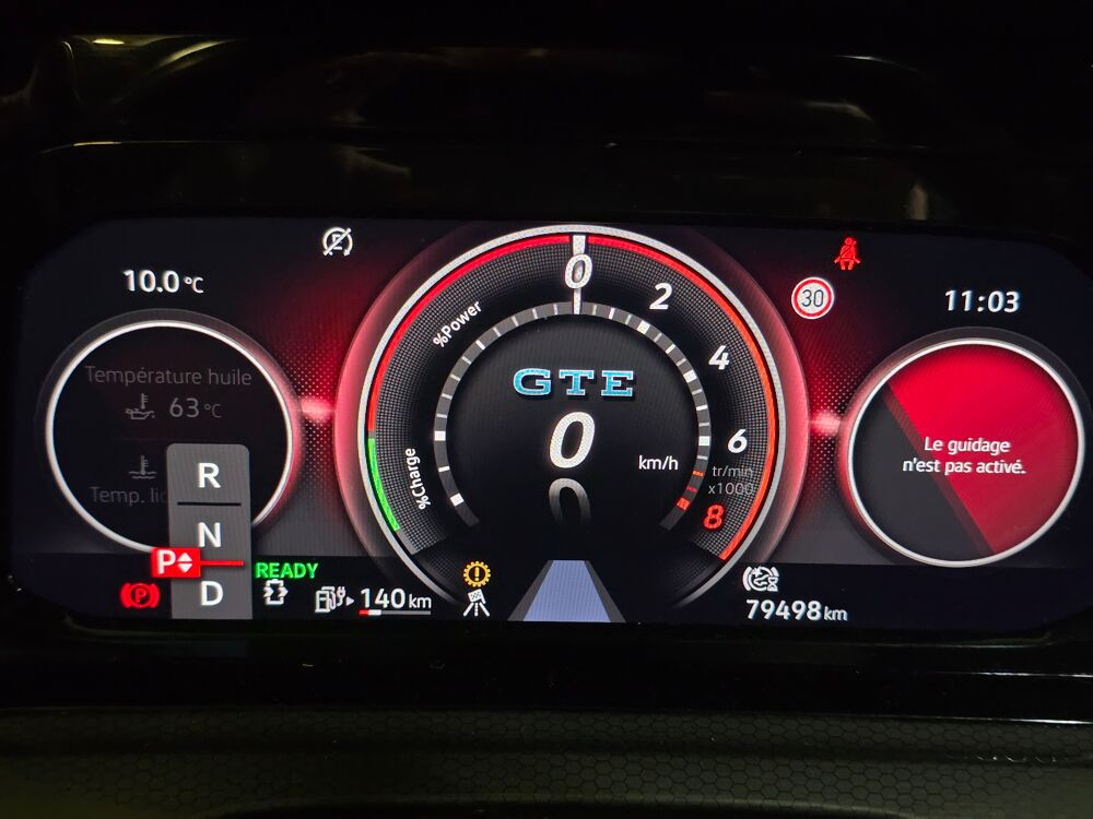 Golf 1.4 e-hybrid 245ch GTE DSG6 2020 occasion 69008 Lyon