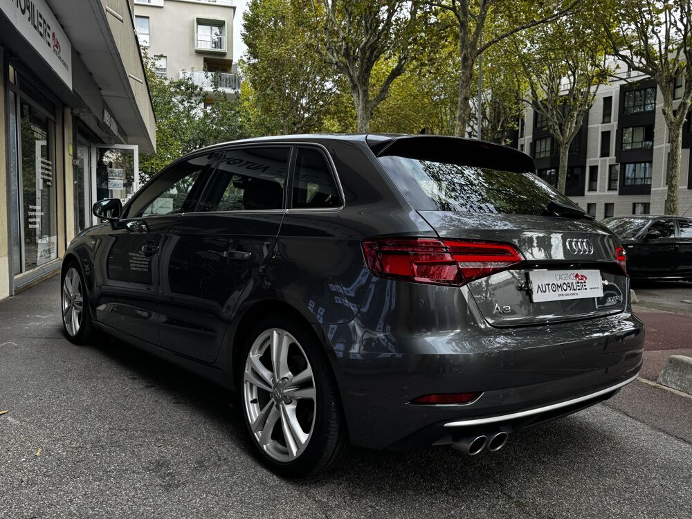 A3 III (2) SPORTBACK 40 TFSI 190 S TRONIC S LINE 10CV - ENTRETI 2019 occasion 92370 Chaville