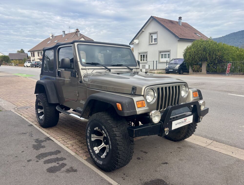 Wrangler TJ 4.0 i Bach&eacute; 4WD BVM6 177 ch Attelage 2005 occasion 88100 Sainte-Marguerite