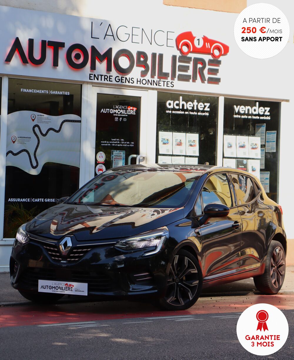 Clio 5 1.3 TCE 140 Lutecia (CarPlay, Cam&eacute;ra, Eclairage d'ambiance 2022 occasion 88000 &Eacute;pinal
