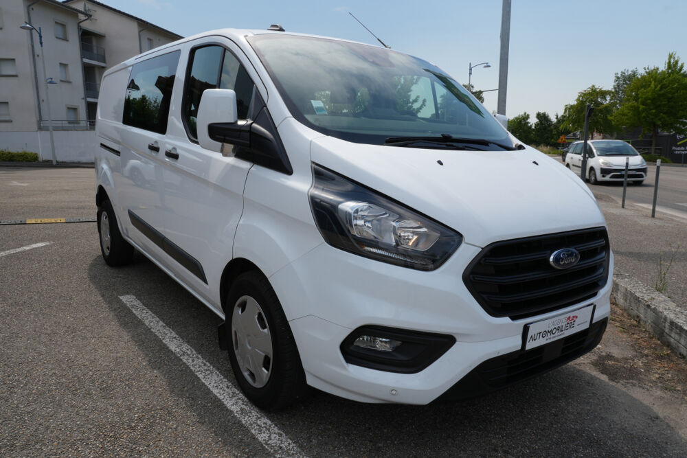Transit Custom (2) FOURGON CABINE APPROFONDIE 2.0 ECOBLUE 130 7CV 320 L2H1 2021 occasion 01000 Saint-Denis-l&egrave;s-Bourg