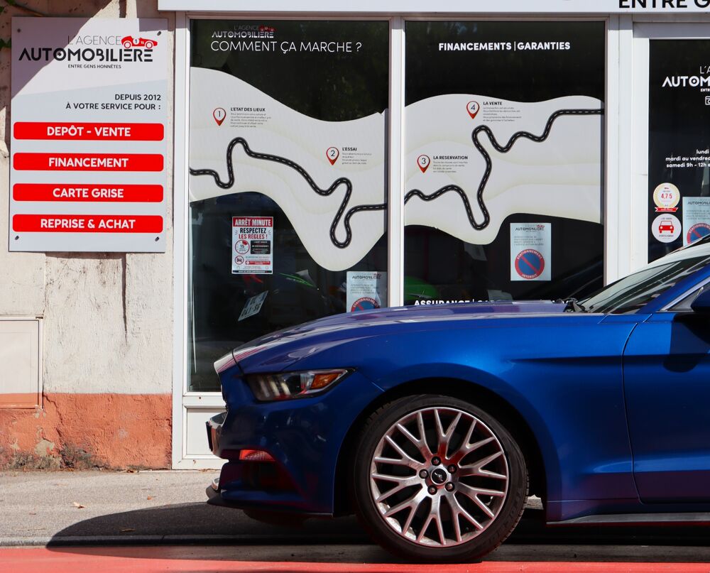 Mustang 2.3 Ecoboost 317 BVA (Pas de Malus, Suivi Ford) 2016 occasion 88000 &Eacute;pinal